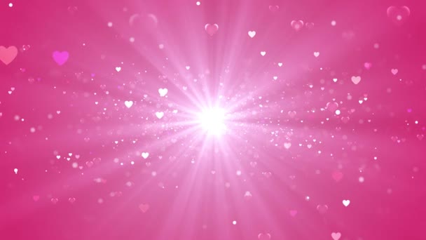 4K Романтические Красные Сердца движение bokeh День Святого Валентина Приветствие любовь. 8 марта, визуальные эффекты, анимация, логотип раскрывает, приглашение на годовщину свадьбы любовь электронная открытка