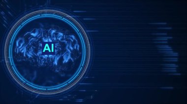 Soyut Yapay Zeka. Bulut hesaplama. Makine öğrenimi. Teknoloji web geçmişi. Sanal geleceksel arka plan. Makine öğrenme eğitim işlemci kurulu. Zihin bağlantısı düşük poli kablo çerçevesi.