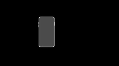 Telefonunuzu peyzaj yönüne çevirin. Aygıtınızı dikey 'den Yatay' a çevirin. Sosyal Medya için Simge Animasyon Siyah Arkaplanı. aygıt ekranı, telefon çevirme işareti. Daha İyi Deneyim