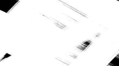 Siyah ekran geçişleri fırça darbelerini 4k grafik animasyonla boyuyor. Görüntüleri ortaya çıkarmak için mat et. El yapımı doku. Hareket grafikleri, slayt gösterileri, geçişler, solgunluk, belirsizlik, ortaya çıkarma için idealdir. Sıçra