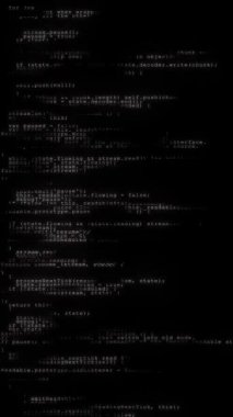 Soyut dijital hata efekti gürültü Sinyal Hatası Kod Kaydırma Virüs kod yazılımı hack kavramı. Siber güvenlik yazılım geliştirici Bilgisayar betiği siber uzay yazılım geliştirme süreci