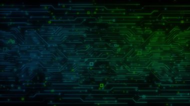 Soyut yapay zeka yeniliği arka plan çokgen mikroçip yapay zeka çip teknolojisi elektronik devre kartı dokusu. Yapay zeka elektronik levhası. İletişim mühendisliği işlemci kablosu 3D 4K