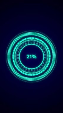 3D ilerleme kaydetmek siyah arkaplan modernlik verimliliği, teknolojik ilerleme dijital ortamları gösterir. Dijital ilerleme, süreklilik, güncelleme süreçleri. indirme, indirme, durum çubukları