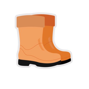 Dinamik kenarlı bir yaprağın düz bir çizimi. Düzenlenebilir vektör illüstrasyonu.