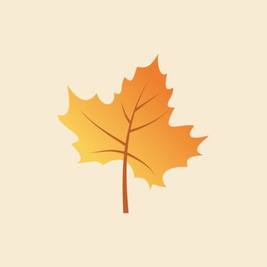 Minimalist bir kalbin portakal renginde vektör çizimi. Düzenlenebilir vektör.