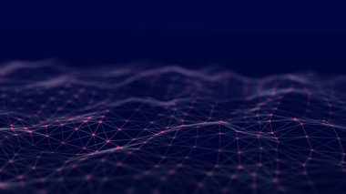 Dalgalar sessiz kodları bir ışık matrisi vasıtasıyla iletir. Noktalar dijital hareketle titreşir. Üç Boyut