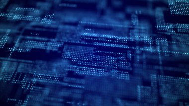 Abstract background. Digital data code matrix.