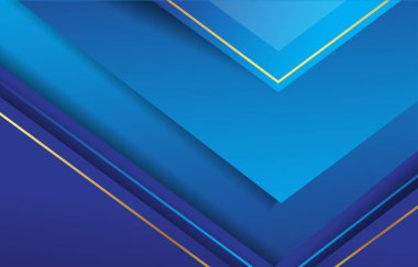 Soyut Mavi Üçgen Gradyan Arkaplanı