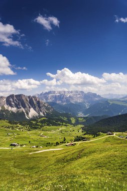  Odle Dağı 'nın tepeleri (Geisler Grubu), Seceda, Dolomitler, İtalya
