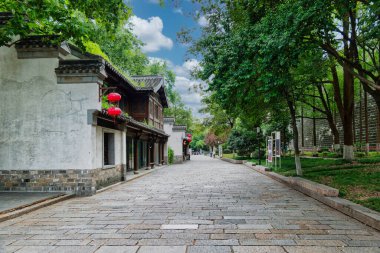 Nanjing Laomen Dong Sahne Bölgesi - Geleneksel Çin bahçesi, Qing Hanedanı mimari tarzı - Doğu Zhonghua Kapı Tarihi Kültür Bloğu