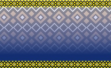 Parlak sarı kenarlı zarif geometrik elmas deseni