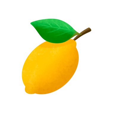 Limon El Vektör İllüzyonu. Beyaz Arkaplanda İzole EPS 10 Vektörü