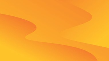 Soyut Eğri Çizgisi Gradyan Arkaplan Sunumu. Sarı Gradyan Duvar Kağıdı - EPS 10 Vektör