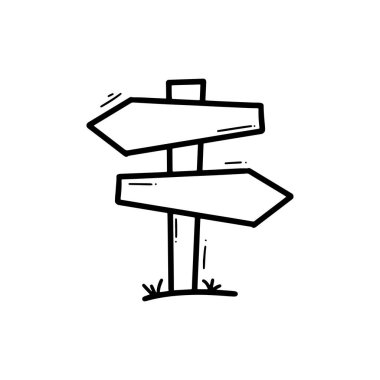 El Çizimi İmza Çizimi. Doodle Vektörü. Beyaz Arkaplanda İzole EPS 10 Vektörü