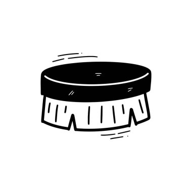 El Çizimi Fırça Çizimi. Doodle Vektörü. Beyaz Arkaplanda İzole EPS 10 Vektörü