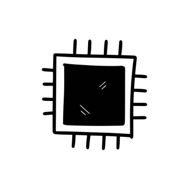 El Çizimi Tahta İllüstrasyonu. Doodle Vektörü. Beyaz Arkaplanda İzole EPS 10 Vektörü