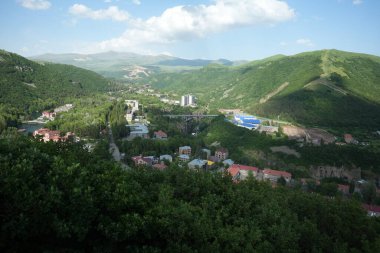 Eski şehrin manzarası.