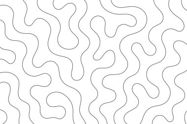 Kusursuz soyut dalgalı çizgi deseni. Modern tasarım, duvar kağıdı, tekstil ve markalaşma için minimal geometrik arkaplan