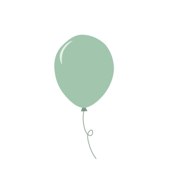 Renkli balon çizimi. Balon illüstrasyonu. Düz tasarım balon çizimi. Çizgi film balonu çizimi 