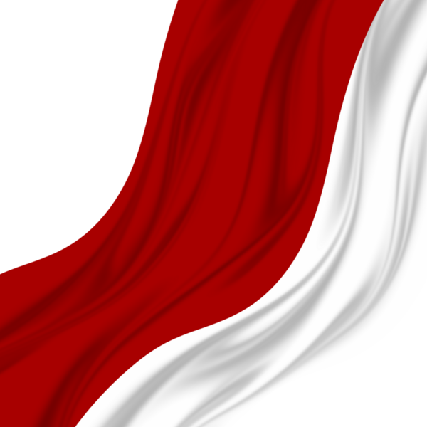 Kırmızı ve beyaz bayrak tasviri. Kırmızı ve beyaz bayrağın dalgalanması. Endonezya bayrağının resmi