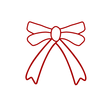 Kırmızı kurdele çizimi. Çizgili kurdele çizimi. Kurdele tasarımı. Minimalist kurdele