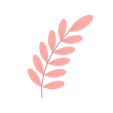 Basit bir yaprak çizimi. Minimalist yaprak çizimi. El yapımı yapraklar 