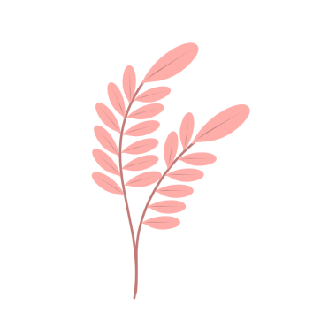 Basit bir yaprak çizimi. Minimalist yaprak çizimi. El yapımı yapraklar 