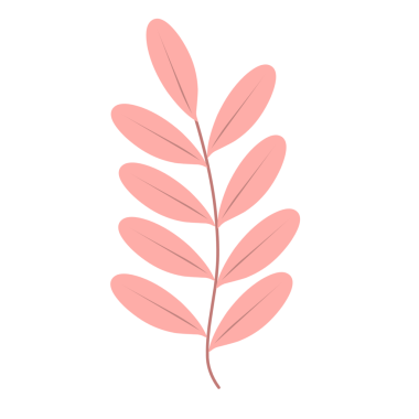 Basit bir yaprak çizimi. Minimalist yaprak çizimi. El yapımı yapraklar 