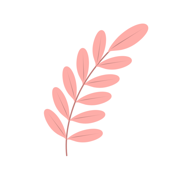 Basit bir yaprak çizimi. Minimalist yaprak çizimi. El yapımı yapraklar 