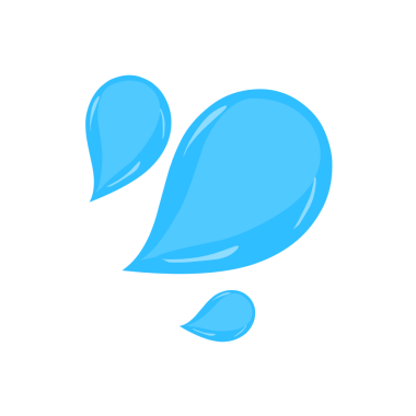 Su sıçrama çizimi. Su damlası çizimi 