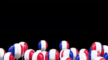 France Balonlarının Geçişi, Tam HD 19201080 Çözünürlük Süreci 10 saniye.