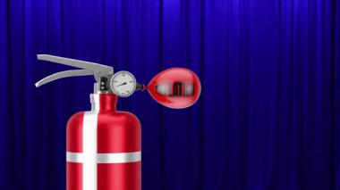 Danimarka ve Enflasyon Balonu, Animasyon. Tam HD 19201080. 08 Saniye,