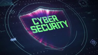 Siber Güvenlik Arkaplanı, Veri Koruması, Gizlilik ve İnternet Güvenlik Konsepti