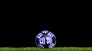 Yunanistan Futbol Topu Çimenlerde