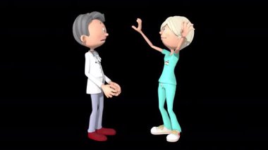 Doktor ve Hemşire Tartışıyor