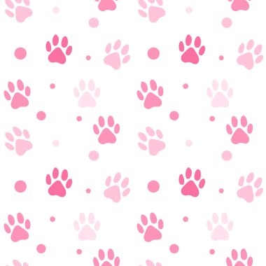 Kedi pençesi izi yok. Yazdırılabilir Çocuklar için kıyafet dokusu, arkaplan, duvar kağıdı, vs.