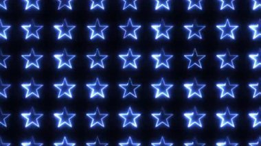 Yıldız ızgara canlandırma döngüsü arkaplan 4k
