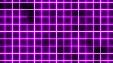 Soyut mor ızgara neon ışık arkaplanı