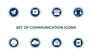 İletişim Simgeleri Vektörü, iletişim bilgisi simgesi, Ağ & İletişim Simgesi Ayarları.