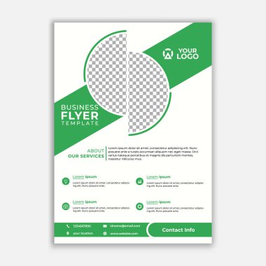 Profesyonel Şirket broşürü tasarım şablonu.