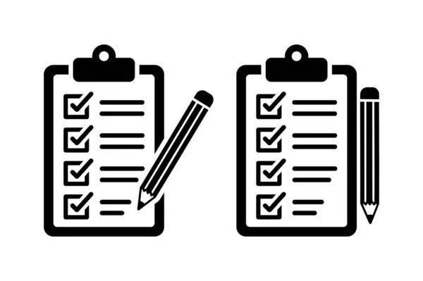 Kontrol Listesi Panosu Simgesi Vektörü