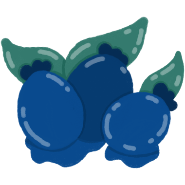 Tatlı kawaii meyve çizimi Merhaba konuşma balonu ve kalp