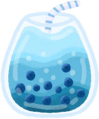 El yapımı sarmal deniz kabuğu mavi ve şeftali renkli boya desenli.