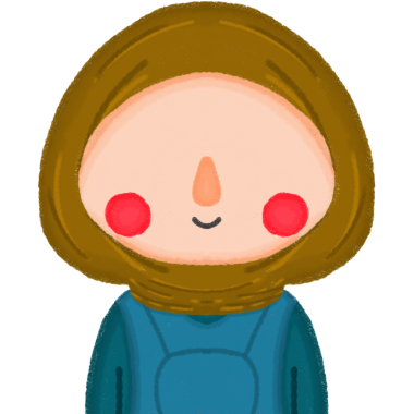 Zeytin tesettürlü Yüzsüz Müslüman Kız ve Şirin Dam Tarzı Mavi Tulum