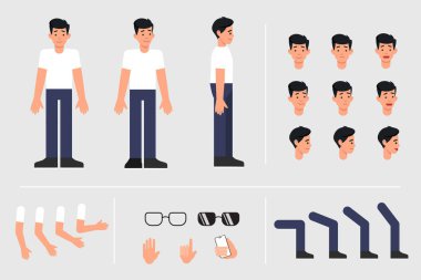 canlandırılmış erkek karakter kiti