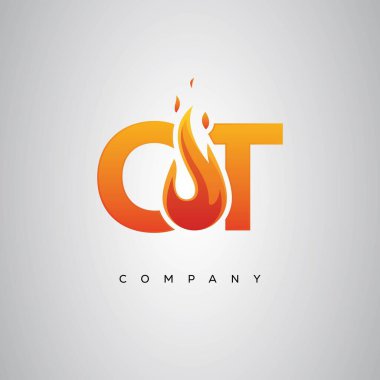 OT Yaratıcı Ateş Harfi Logosu Tasarımı