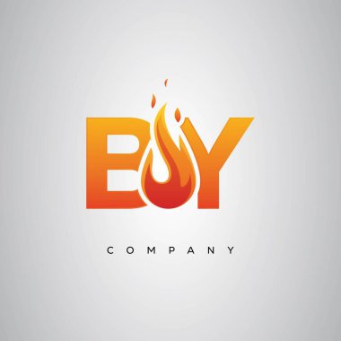 Yaratıcı Ateş Harfi Logosu Tasarımı ile