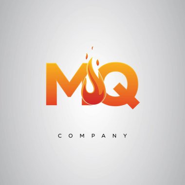 MO Yaratıcı Ateş Harfi Logosu Tasarımı