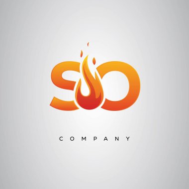 Yaratıcı Ateş Harfi Logosu Tasarımı