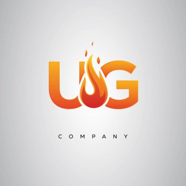 Çirkin Yaratıcı Ateş Harfi Logosu Tasarımı